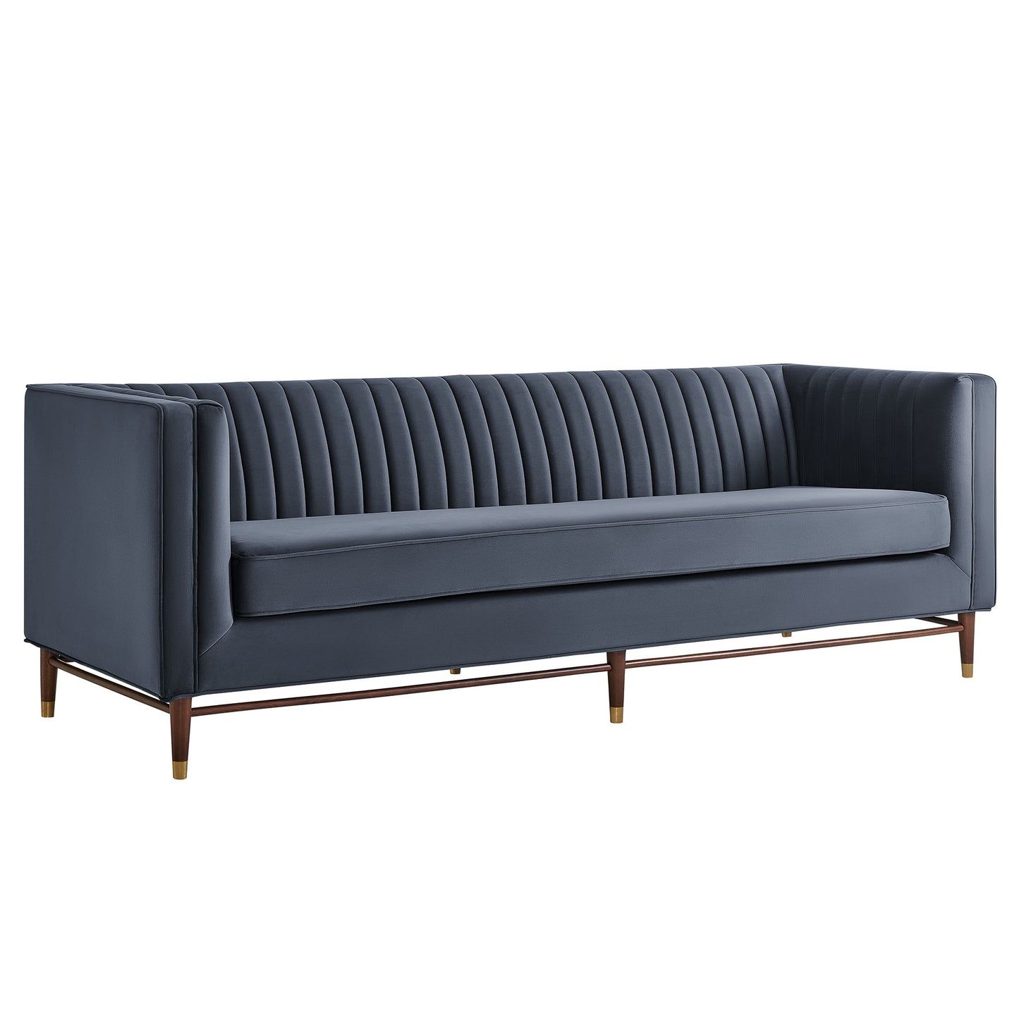 Devote 93 Inch Performance Velvet Channel Tufted Sofa by Modway EEI-7996