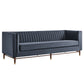 Devote 93 Inch Performance Velvet Channel Tufted Sofa by Modway EEI-7996