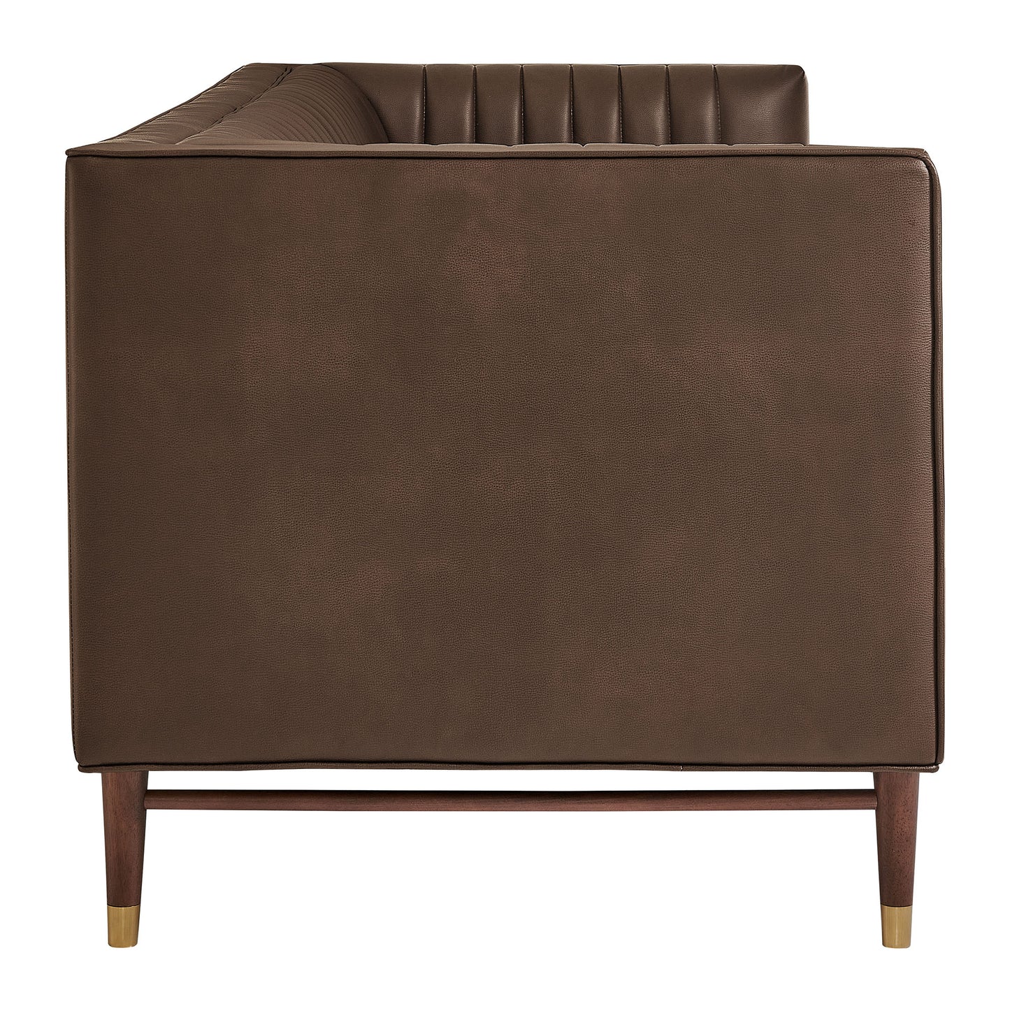 Devote 93 Inch Vegan Leather Channel Tufted Sofa by Modway EEI-7997