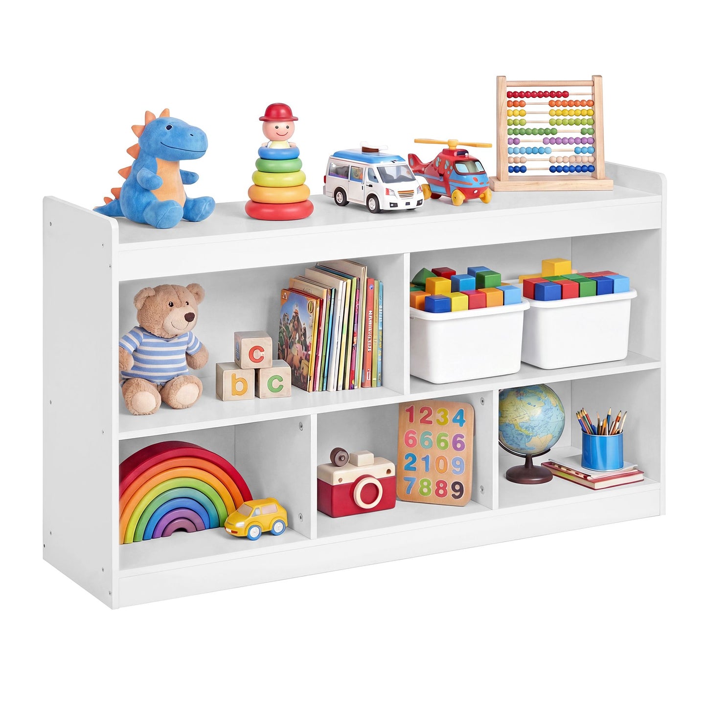 SONGMICS Kids' Toy Storage Shelf – Beech Beige | UGKR052WZ01