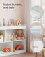 SONGMICS Kids' Toy Storage Shelf – Beech Beige | UGKR052WZ01