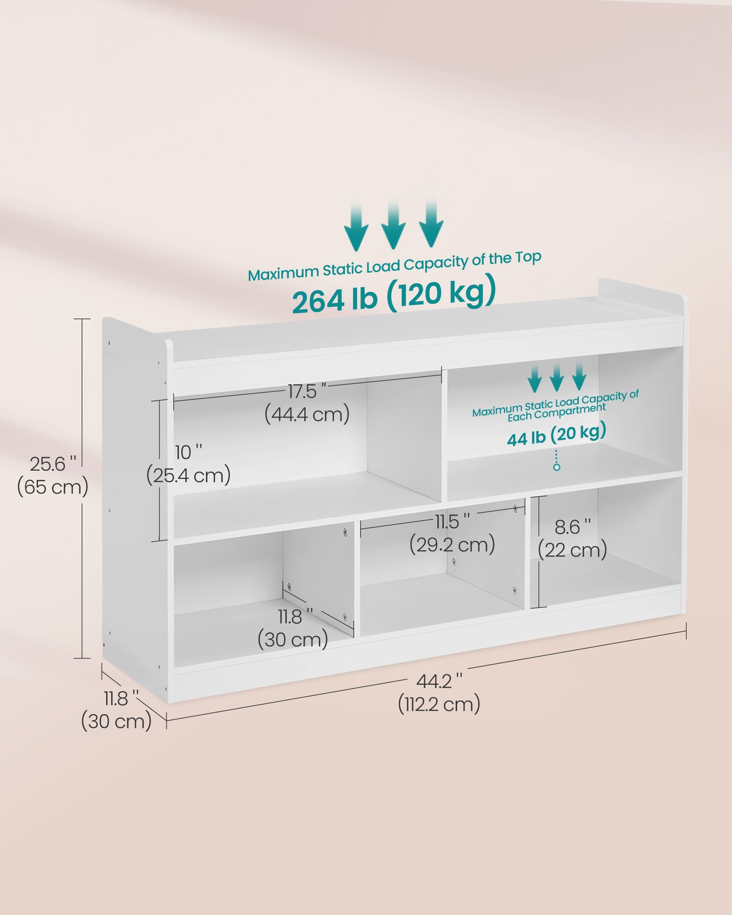 SONGMICS Kids' Toy Storage Shelf – Beech Beige | UGKR052WZ01