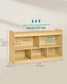 SONGMICS Kids' Toy Storage Shelf – Beech Beige | UGKR052YZ01