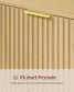 VASAGLE Maxe Shoe Storage Cabinet, 2 Flip Drawers, Oak Beige