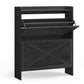 VASAGLE Shoe Storage Cabinet Organizer with 2 Flip Drawers | UHSC203BJ01S
