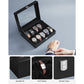 10-Slot Watch Box with Glass Lid FredCo