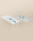 SONGMICS Spice Rack Set, 4-Tier, Metal, Matte White