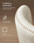 VASAGLE Synthetic Leather Dining Chair with Storage Pocket – Cream White