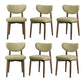 VASAGLE Wooden Dining Chairs Set of 6, Sage Green