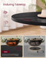 VASAGLE Dining Table – Ebony Black