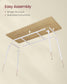 VASAGLE Modern Large Dining Table with Heat Resistant Tabletop – Oak