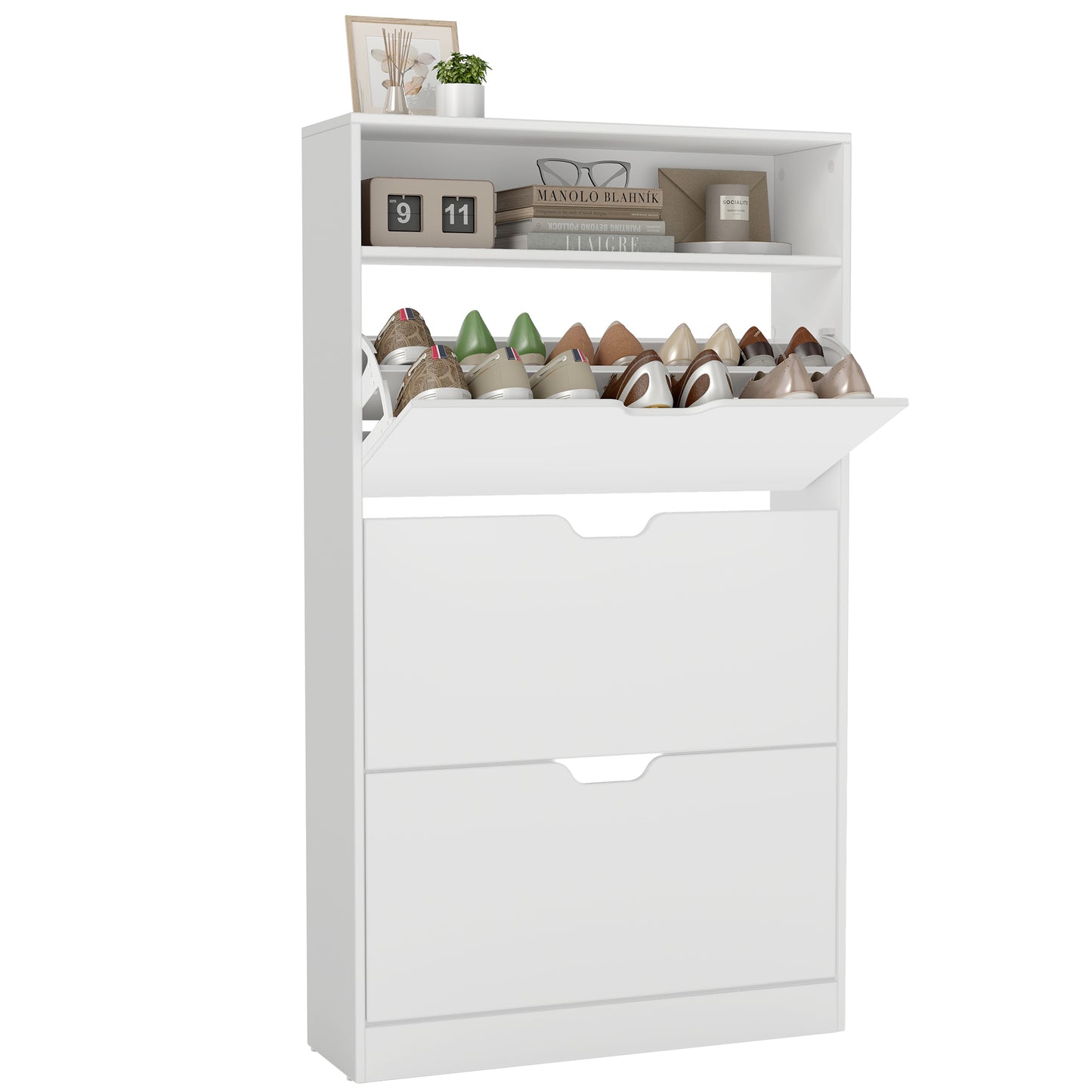 VASAGLE Custos Shoe Cabinet | ULBC043WB01
