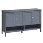 VASAGLE Shoe Cabinet, 3-Tier Shoe Storage Organizer – Slate Gray