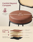 VASAGLE Bar Stools Set of 4 – Caramel Brown
