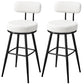 VASAGLE 360° Swivel Bar Stools Set of 2 – Cloud White