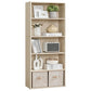 VASAGLE Custos Bookshelf, 5-Tier Bookcase, Open Storage Shelf, 9.4 X 23.6 X 52.8 Inches – Natural Beige