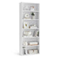 VASAGLE Bookshelf, 23.6 Inches Wide, 6-Tier Open Bookcase with Adjustable Storage Shelves – Cloud White
