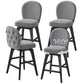 VASAGLE Bar Stools Set of 4 – Slate Gray