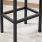VASAGLE Set of 4 Bar Stools Bundle, 25.6 Inches Tall, Rustic Brown