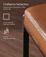 VASAGLE Ekho Collection Bar Stools Set of 3, Caramel Brown