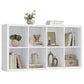 VASAGLE 8-Cube Bookshelf, Adjustable Storage Shelf Modern Display Cabinet for Living Room Storage – Cloud White