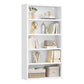 VASAGLE 5-Tier Bookshelf, Minimalist Bookcase with Adjustable Shelves Room Storage – Cloud White