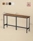 VASAGLE Bar Table, Kitchen Dining Table, High Top Pub Table – Rustic Brown, Ink Black