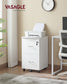 VASAGLE 2-Drawer Rolling File Cabinet – White