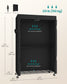 SONGMICS Heavy-Duty Rolling Clothes Rack – Ink Black – 43.3"L x 15.8"W x 78.3"H | ULGR415B01