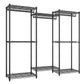 SONGMICS Heavy-Duty Clothes Rack, Garment Rack – Ink Black | ULGR433B01