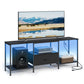 SONGMICS TV Stand for Tvs Up to 70 Inches – Ink Black