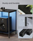 SONGMICS TV Stand for Tvs Up to 70 Inches – Ink Black