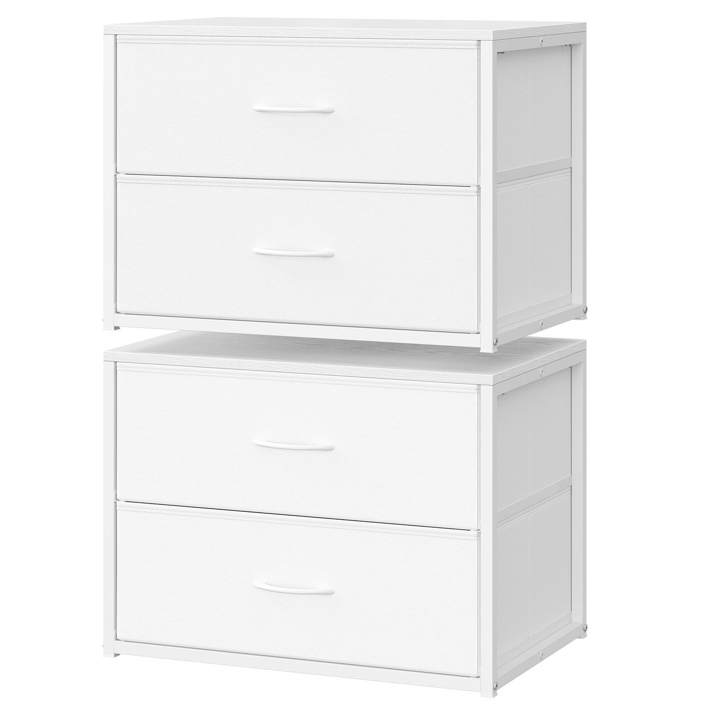 SONGMICS Closet Organizers and Storage – Cloud White – 15.2"D x 23.1"W x 16.7"H