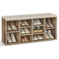 VASAGLE Shoe Bench, Storage Bench with Padded Seat