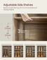 VASAGLE Shoe Bench, Storage Bench with Padded Seat