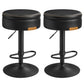 VASAGLE Ekho 360° Swivel Bar Stools Set of 2 – Caramel Brown | ULJB299B01