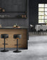 VASAGLE Ekho 360° Swivel Bar Stools Set of 2 – Caramel Brown | ULJB299K01