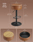 VASAGLE Ekho 360° Swivel Bar Stools Set of 3 – Caramel Brown