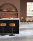 VASAGLE Ekho 360° Swivel Bar Stools Set of 3 – Caramel Brown