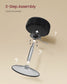 VASAGLE Vanity Stools Set of 2, Makeup Vanity Chairs, Modern, Ink Black