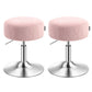 VASAGLE Vanity Stools Set of 2, Makeup Vanity Chairs, Modern, Jelly Pink
