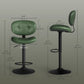 VASAGLE Bar Stools, Height Adjustable Kitchen Barstools, Set of 4, Forest Green