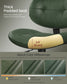 VASAGLE Bar Stools, Height Adjustable Kitchen Barstools, Set of 2, Forest Green