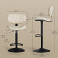 VASAGLE Bar Stools, Height Adjustable Kitchen Barstools, Set of 4, Cream White