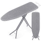 SONGMICS Adjustable Height Folding Ironing Board with Iron Rest – Dove Gray