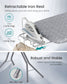 SONGMICS Adjustable Height Folding Ironing Board with Iron Rest – Dove Gray