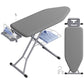 SONGMICS Ironing Board with Rest Cord Holder and Folding Rack – Grey