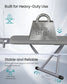 SONGMICS Ironing Board with Rest Cord Holder and Folding Rack – Grey
