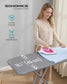 SONGMICS Ironing Board, Foldable Iron Board, Height Adjustable | ULLB100G101S