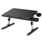 SONGMICS HOME Lap Desk, Height & Angle Adjustable Laptop Stand for Bed | Foldable Bed Tray Table – Black